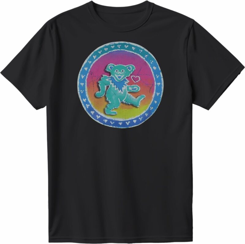 grateful dead bear with love dancing bear t shirt SKU 2502KLAFIFF87743 black.jpg