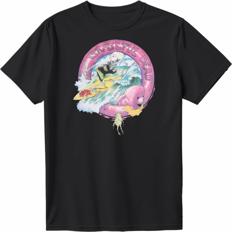 grateful dead surfing skeleton t shirt SKU 2502KLAFIFF92061 black.jpg