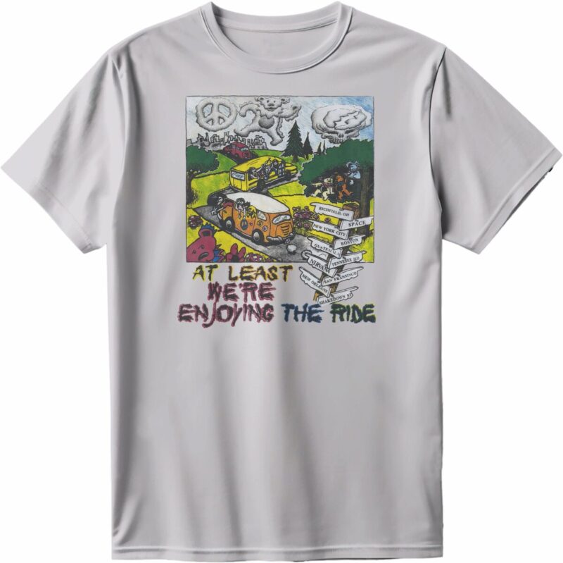 vtg 1991 grateful dead t shirt at least we re enjoying the ride SKU 2502KLAFIFF32437 white.jpg